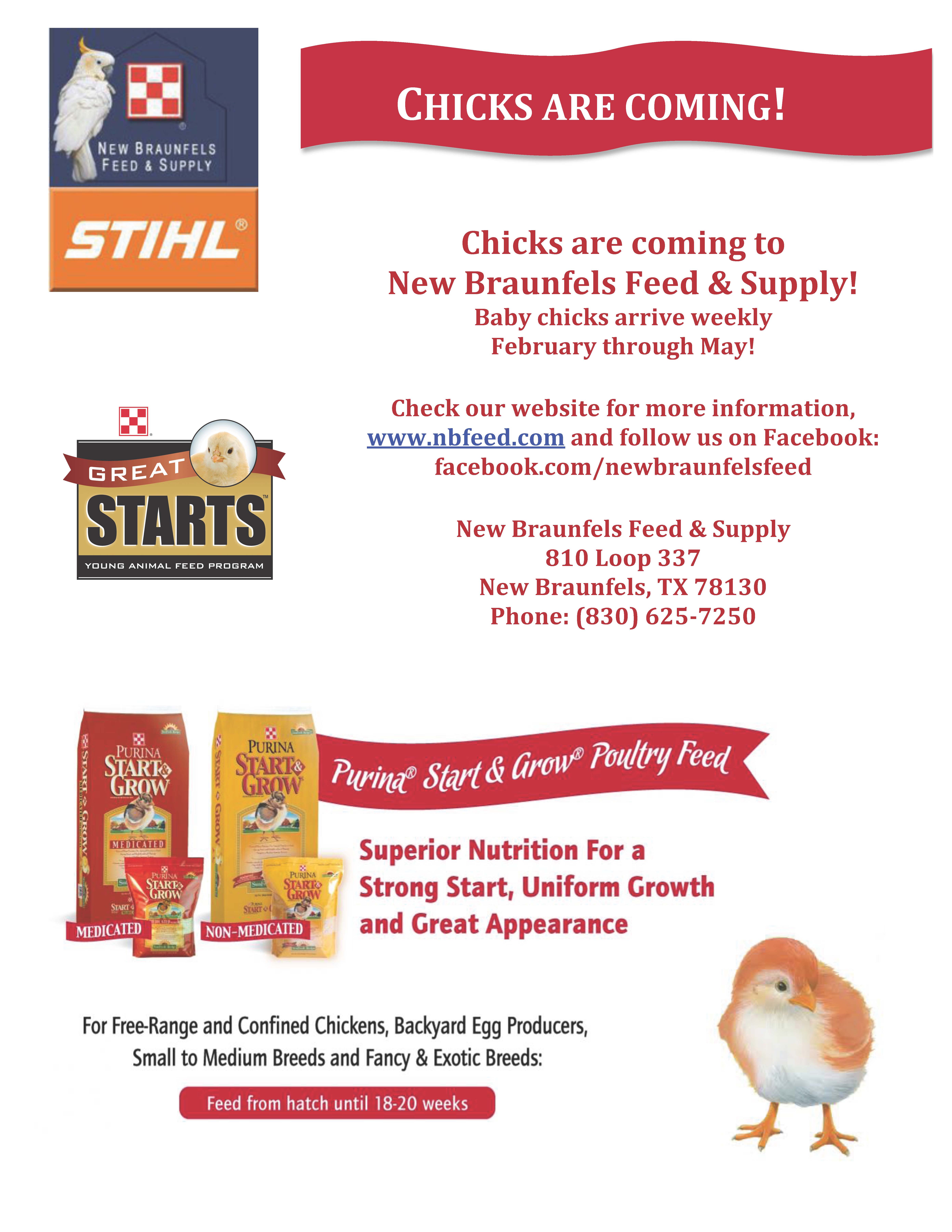 Chickdays New Braunfels Feed & Supply
