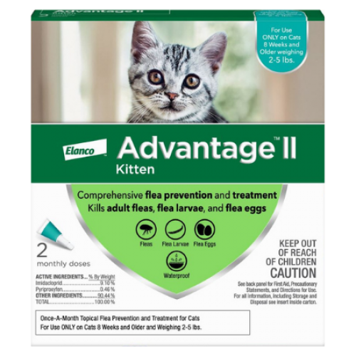 Advantage II Flea Spot Treatment for Cats New Braunfels Feed Supply