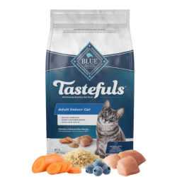 Blue Tastefuls Adult Indoor Cat Chicken & Brown Rice Recipe