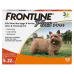 Frontline Plus Flea and Tick Treatment for Dogs 3 doses  (Small Dog, 5-22 Pounds).  