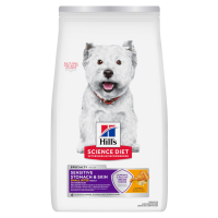 Hill's Science Diet Adult Sensitive Stomach & Skin Small Bites Chicken & Barley Recipe Dog Food Hill's Science Diet Adult Sensitive Stomach & Skin Small Bites Chicken & Barley Recipe Dog Food