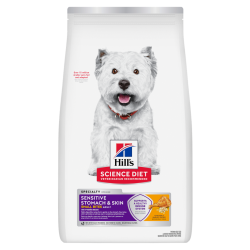 Hill's Science Diet Adult Sensitive Stomach & Skin Small Bites Chicken & Barley Recipe Dog Food Hill's Science Diet Adult Sensitive Stomach & Skin Small Bites Chicken & Barley Recipe Dog Food