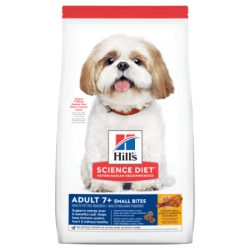 Hill’s Science Diet Adult 7+ Small Bites Chicken Meal, Barley & Brown Rice Recipe Dog Food