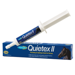 Farnam Quietex II Paste.  Focusing and Calming paste for equine. Calming paste for horses.