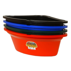 Little Giant 26qt Corner Feeder. Multi color plastic corner feeders.