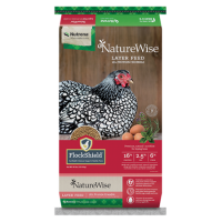 Nutrena NatureWise Layer 16% Crumble. Available in 50-lb feed bag.