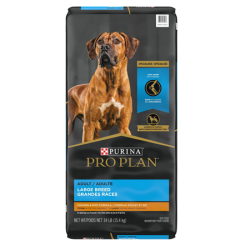 Purina Pro Plan Adult Large Breed Chicken & Rice Formula Dry Dog Food. 34-lb bag.