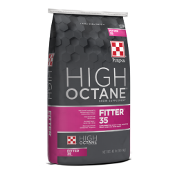 Purina High Octane Fitter 35 Topdress. 40-lb bag.