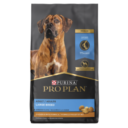 Purina Pro Plan Adult Large Breed Shredded Blend Chicken & Rice Formula Dry Dog Food Bag. 34-lb bag.