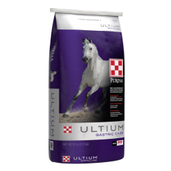 Purina Ultium Gastric Care for Horses. Feed bag.
