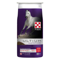 Purina Ultium Gastric Care for Horses. Feed bag.