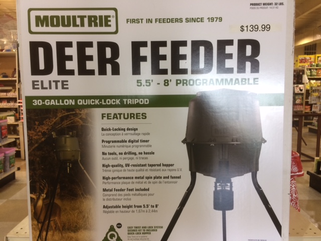 Moultrie Deer Feeder Elite Tripod | New Braunfels Feed