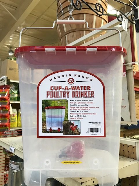 Cup-A-Water Poultry Drinkers