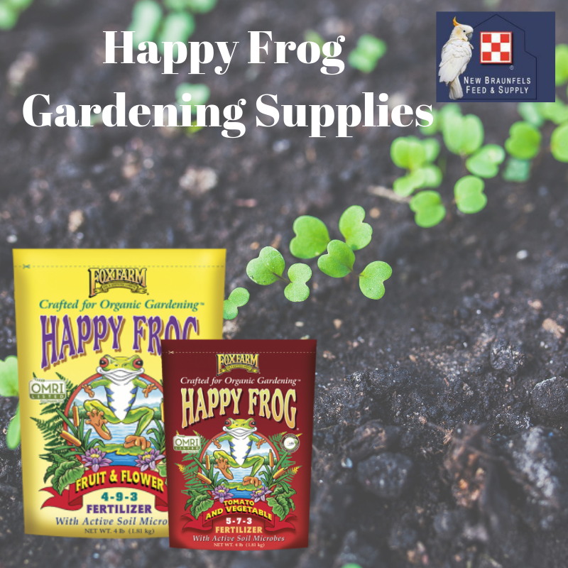 Happy Frog Gardening Products.