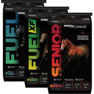 Nutrena ProForce Fuel and Senior Horse Feeds