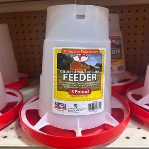 Red Little Giant brand Feeder -Get Your Flock Ready This October